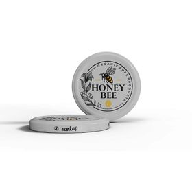 Sarkap 82 mm Arı Bal Desenli Kavanoz Kapağı