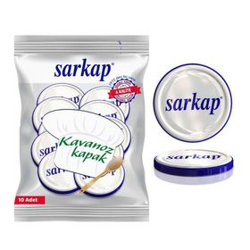 Sarkap 82 mm Düz Renkler Hijyenik Paketli 10 Adet Kavanoz Kapağı