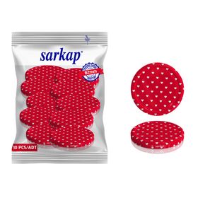 Sarkap 82 mm Kalpli Desenler Hijyenik Paketli 10 Adet Kavanoz Kapağı