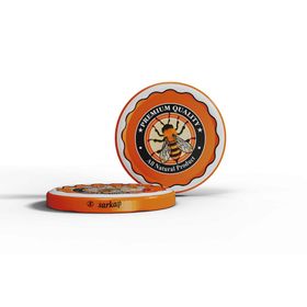 Sarkap 82 mm Premium Arı Bal Desenli Kavanoz Kapağı