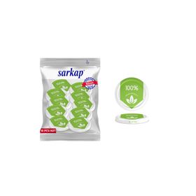 Sarkap 82 mm Vegan Model Hijyenik Paketli 10 Adet Kavanoz Kapağı
