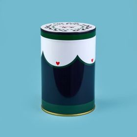 Sarkap Amore 900 ml Yuvarlak Tekli Renkli Metal Kutu