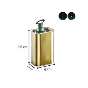 Sarkap Dekoratif Kapaklı 0,175 lt Gold Zeytinyağı Tenekesi
