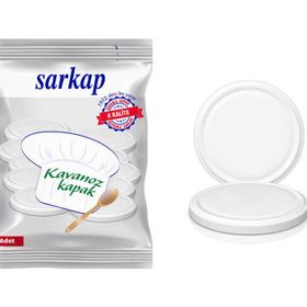 Sarkap Hijyenik Paketli Beyaz 82 mm 10 Adet Kavanoz Kapağı