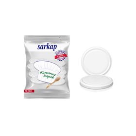 Sarkap Hijyenik Paketli Beyaz 82 mm 10 Adet Kavanoz Kapağı