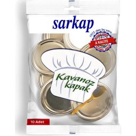 Sarkap Hijyenik Paketli Gold 82 mm 10 Adet Kavanoz Kapağı