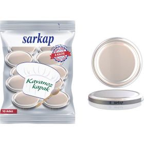 Sarkap Hijyenik Paketli Silver 82 mm 10 Adet Kavanoz Kapağı