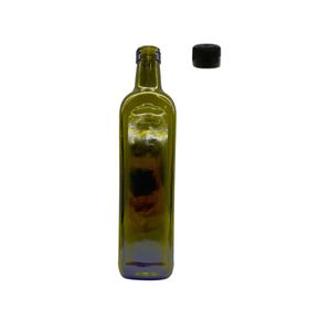 Sarkap Marasca 750 ml Yeşil Akıtmasız Kapak Cam Zeytinyağı Şişesi Yağdanlık