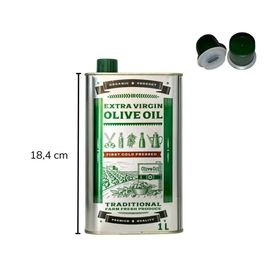 Sarkap Premium 1000 ml Kapaklı Zeytinyağı Tenekesi