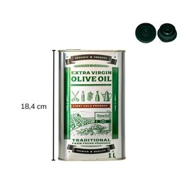 Sarkap Premium 1000 ml Kapaklı Zeytinyağı Tenekesi