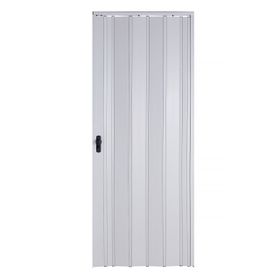 Sarpaş 132x220 Beyaz Camsız 12 mm Katlanır Pvc Akordiyon Kapı