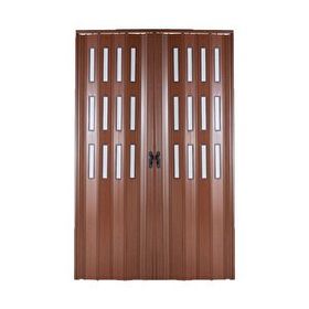 Sarpaş 132x235 Camlı 12 mm Akordiyon Çift Kapı