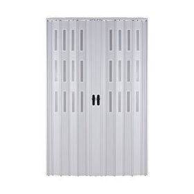 Sarpaş 132x235 Camlı 12 mm Akordiyon Çift Kapı