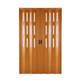 Sarpaş 132x235 Camlı 12 mm Akordiyon Çift Kapı