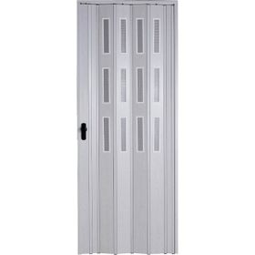 Sarpaş Akçaağaç Camlı 12 mm Katlanır Akordeon Pvc 102x203 cm Akordiyon Kapı