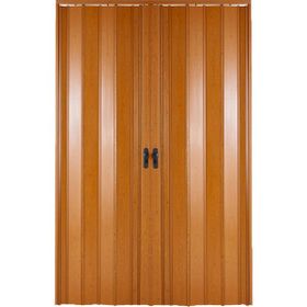 Sarpaş Akçaağaç Camlı Çift Açılım Katlanır Pvc 147x220 cm Akordiyon Kapı