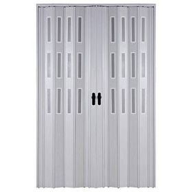 Sarpaş Akçaağaç Camlı Çift Açılım Katlanır Pvc 147x220 cm Akordiyon Kapı