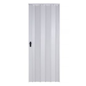Sarpaş Beyaz Camsız 12 mm Katlanır Akordeon Pvc 102x227 cm Akordiyon Kapı