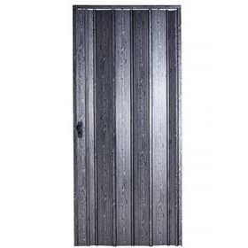 Sarpaş Karaağaç Camlı Çift Açılım Katlanır Pvc 147x192 cm Akordiyon Kapı