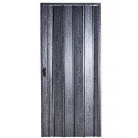 Sarpaş Karaağaç Camlı Çift Açılım Katlanır Pvc 147x198 cm Akordiyon Kapı