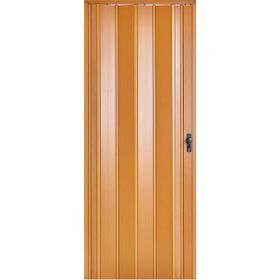 Sarpaş Katlanır Akordiyon Pvc Tek Kapı Camlı 117 x 229 cm Akçaağaç