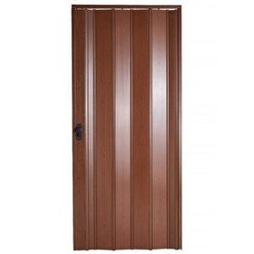 Sarpaş Katlanır Akordiyon Pvc Tek Kapı Camsız 147 x 221 cm Ceviz