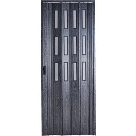 Sarpaş Katlanır Pvc Camlı Akçaağaç Tek 132x220 cm Akordiyon Kapı