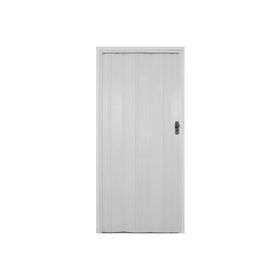 Sarpaş Katlanır Pvc Camsız Beyaz Tek 132x209 cm Akordiyon Kapı
