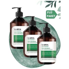 Sarya Sebore Anti Dandruff Kepek Karşıtı 3x500 ml Kuru ve Normal Saçlar Şampuan