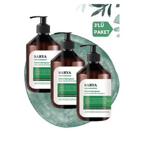 Sarya Sebore Anti Dandruff Kepek Karşıtı 3x500 ml Kuru ve Normal Saçlar Şampuan