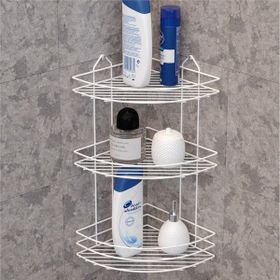 Sas EK-03 Beyaz 3 Katlı Ömür Boyu Paslanmaz Banyo Köşeliği