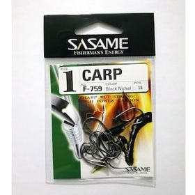 Sasame Carp F-759 Serisi Siyah N4 Olta İğnesi