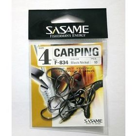 Sasame Carping F-834 Serisi Siyah N4 Olta İğnesi