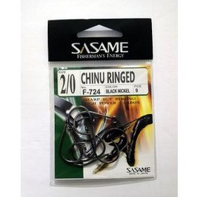 Sasame Chinu Ringed F-724 Serisi Siyah N4 Olta İğnesi