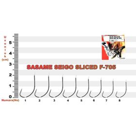 Sasame F-705 NO:8 20'li Olta İğnesi