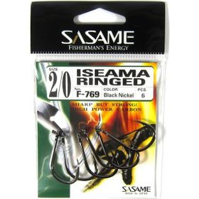 Sasame Isema Ringed F-769 Serisi Siyah N4 Olta İğnesi