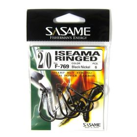 Sasame Isema Ringed F-769 Serisi Siyah N5 Olta İğnesi