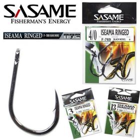 Sasame Isema Ringed F-769 Serisi Siyah N6 Olta İğnesi