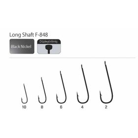 Sasame Long Shaft F-848 Serisi 10 Olta İğnesi
