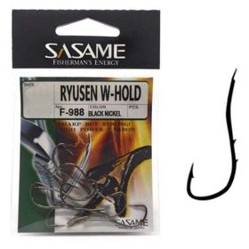 Sasame Ryusen W-HOLD Black F-988 Serisi Siyah N1 Olta İğnesi