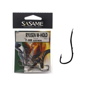 Sasame Ryusen W-HOLD Black F-988 Serisi Siyah N14 Olta İğnesi