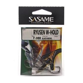 Sasame Ryusen W-HOLD Black F-988 Serisi Siyah N6 Olta İğnesi