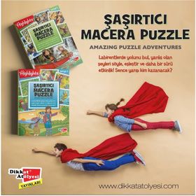 Şaşırtıcı Macera Puzzle 2'li Set - Dikkat Atölyesi Yayınları