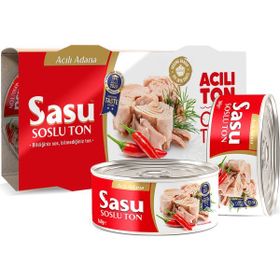 Sasu Acılı Adana 160 gr Ton Balığı (2 adet)