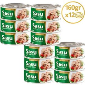 Sasu Akdeniz Usulü 160 gr Ton Balığı (6 adet)