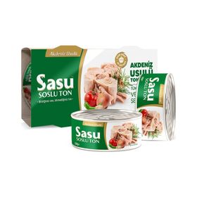Sasu Akdeniz Usulü 160 gr Ton Balığı (6 adet)