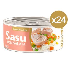 Sasu Basmati Pirinçli 160 gr İri Parça Ton Salata (2 adet)