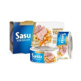 Sasu Fasulyeli 160 gr Ton Salata (2 adet)