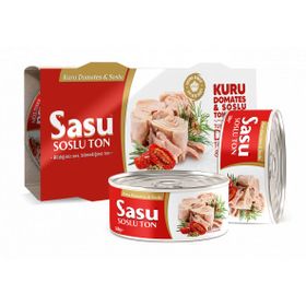 Sasu Kuru Domatesli Soslu 160 gr Ton Balığı (2 adet)