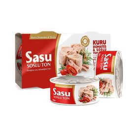 Sasu Kuru Domatesli Soslu 160 gr Ton Balığı (2 adet)